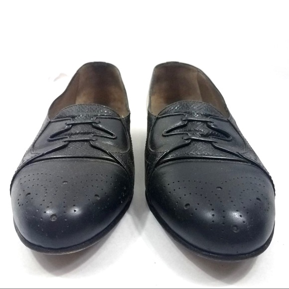 LUCIANO MIAMI Leather Dress Cowboy Western Shoes 8 - Picture 2 of 8